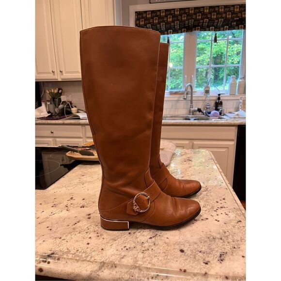 Tory Burch Shoes - Tory Burch Sofia Brown Leather Riding Boots sz 7-1/2